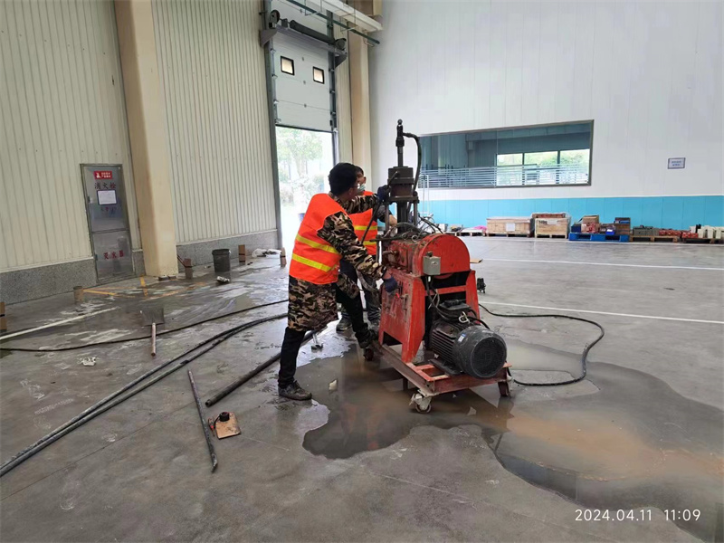 顺城厂房地面下沉塌陷注浆加固施工